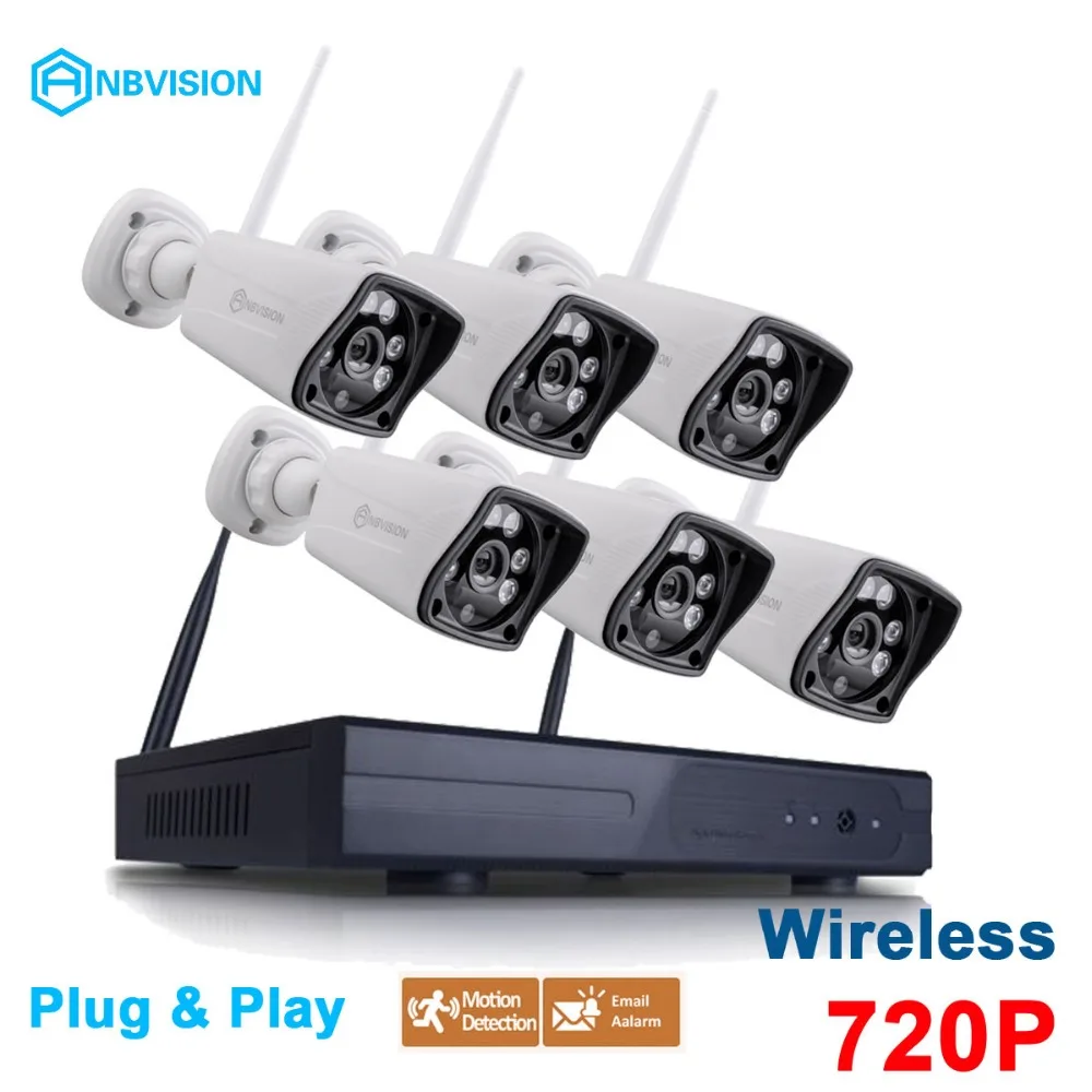 Eyessys Wi Fi 720 P 6/4 шт. сети IP Камера P2P система NVR в помещении/на открытом воздухе для