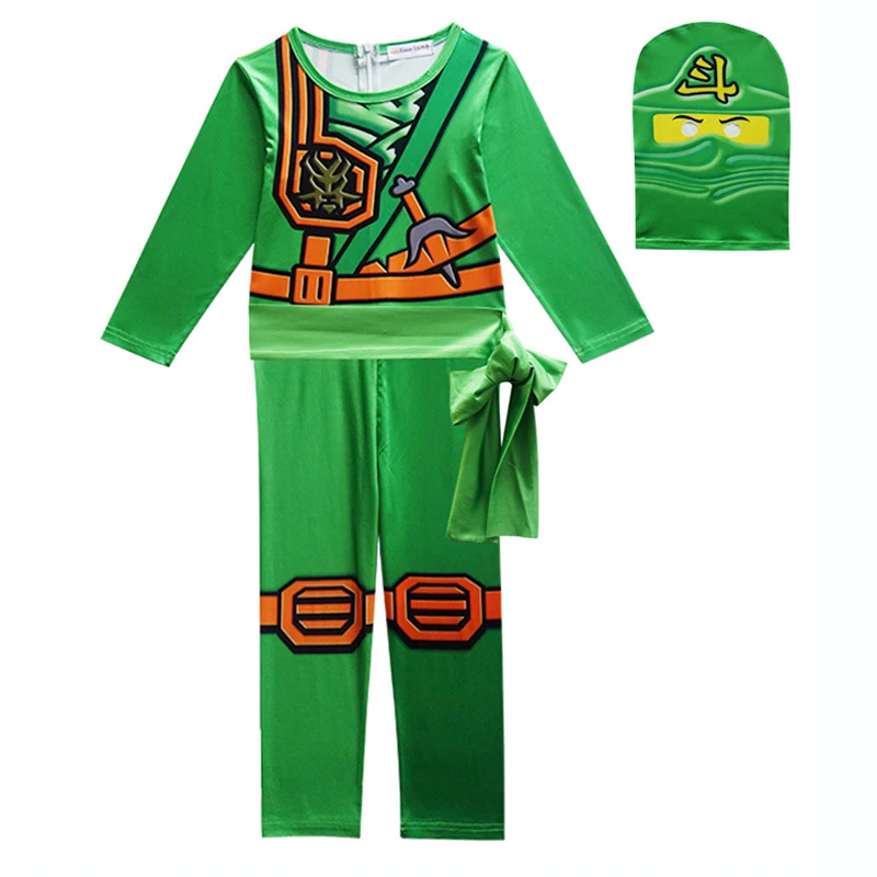Koop Ninjago Party Kostuums Jongens Kleding Superhero Cosplay Ninja Kostuum Meisjes Halloween Kostuum Party Dress Up Kids Jurken voor Jongens