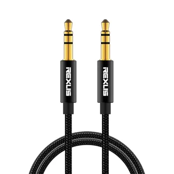 

EPULA Nylon Jack Audio Cable 3.5 mm to 3.5mm Aux Cable Male to Male Gold Plated Headphone Aux Jack For Car Headphone Speaker