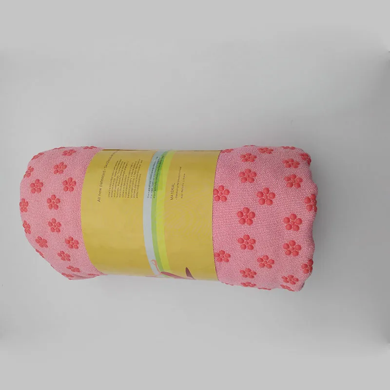 Durable Yoga Mat Towel Super-absorbent Non-slip Washable Microfiber Sport Fitness Travel Exercise Yoga Mat Towel With Carry Bag