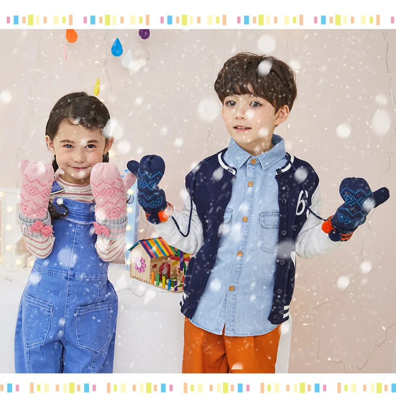 Зимняя детская теплая плотная шапка, шарф, перчатки, комплекты из 3 предметов, вязаные шапки для маленьких детей, шапки-бини для мальчиков и девочек, детские шапки с воротником, комплект перчаток