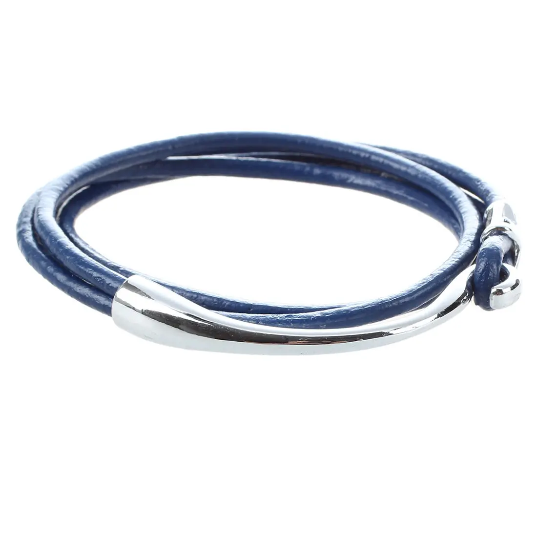 PU Leather Bracelet Wristband Cuff Multilayer Women Fashion 330x9mm