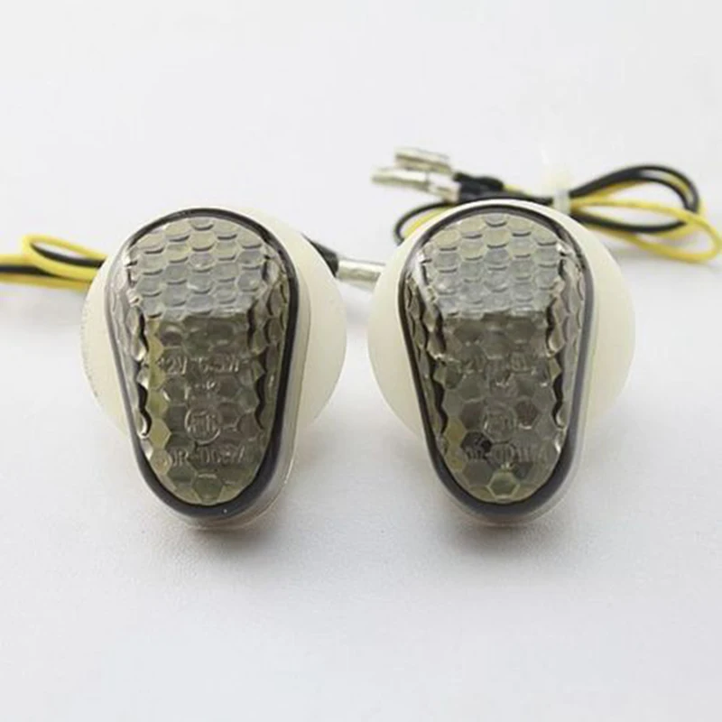 Smoke Flush Mount LED Turn Signals for Yamaha YZF R1 YZF R6 FZ1 FZ6 on