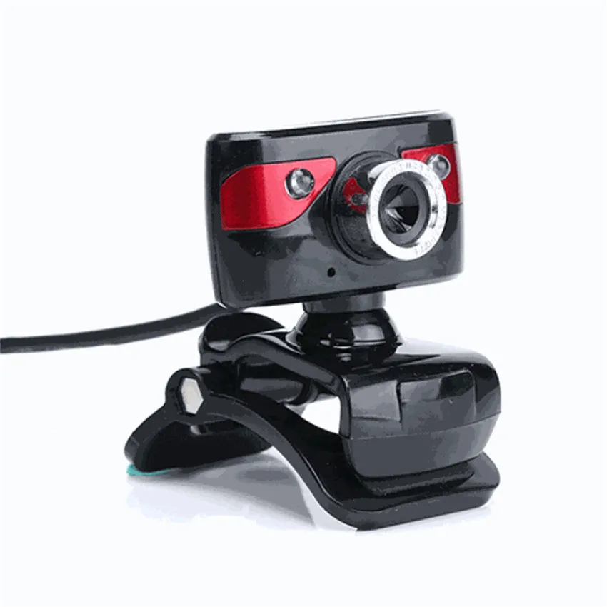 LED lights cam HD 12 Megapixels Camera Rotating Stand for Computer