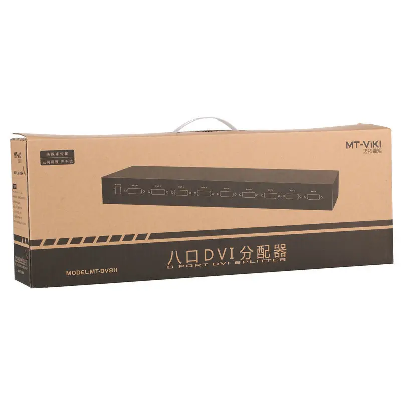 MT Viki 8 портовый разветвитель DVI видеодистрибьютор 1x8 I 24 + 1 5 совместимый с 2048x1536