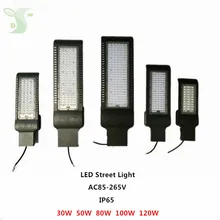 Светодиодный уличный светильник s 30 Вт 50 Вт 80 Вт 100 Вт 120 Вт AC85-265V светодиодный уличный светильник SMD 3030 чип 140лм/Вт ультратонкий светодиодный уличный светильник Luz de calle
