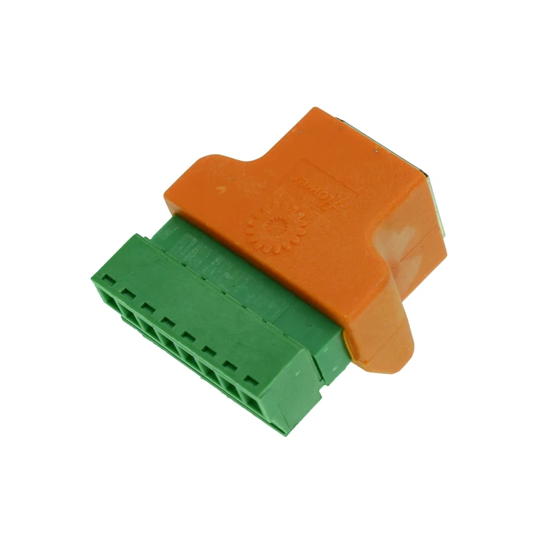 5 шт. цветной коннектор RJ45 к винту адаптер клеммной колодке гнездо К 8 контактному