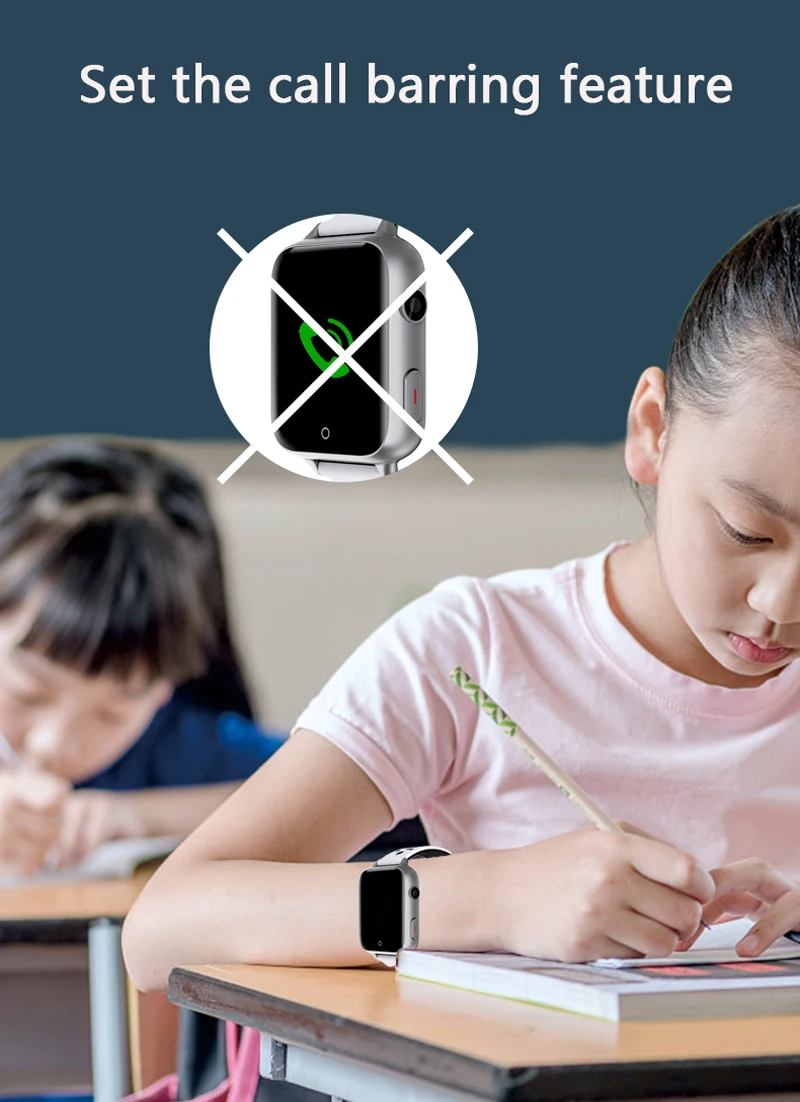  V9 Children Students GPRS LBS Smart Watch Kids SIM Card 1.54 inch Touch Screen SOS Call Tracker Sma