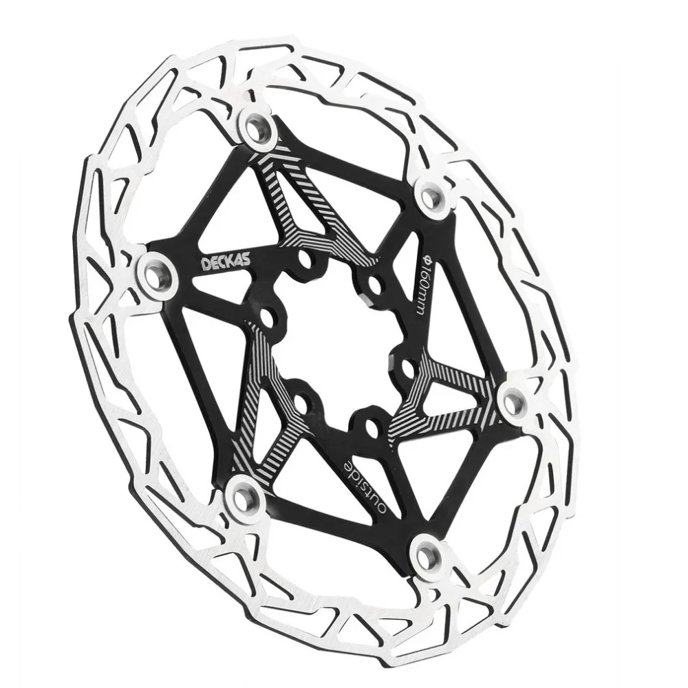 DECKAS ультра-светильник MTB горный велосипед тормозной диск поплавок плавающие колодки 160 мм 6 Болт роторы запчасти велосипедные аксессуары Новинка