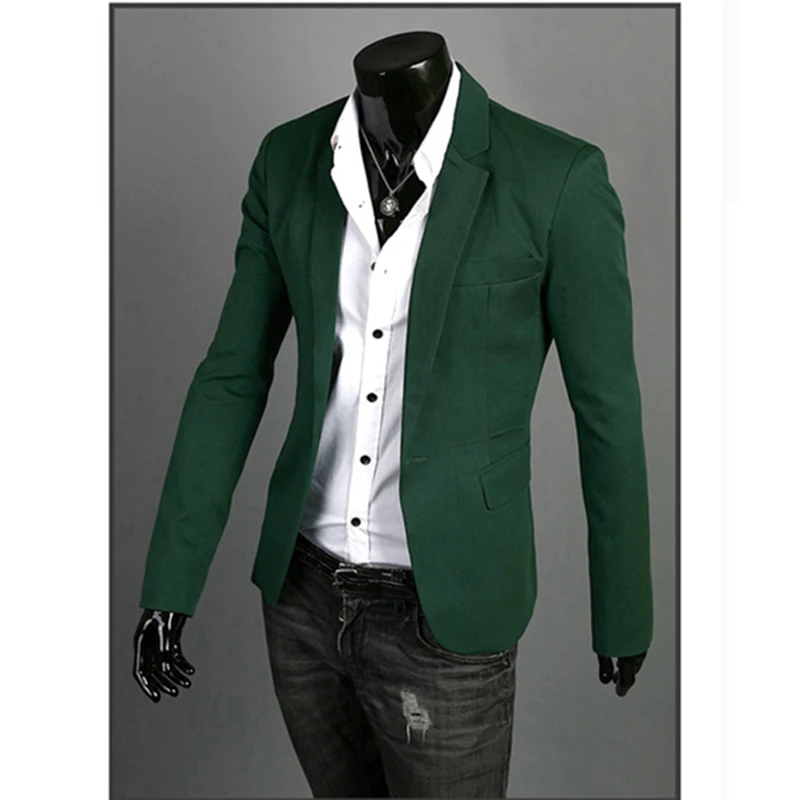 8 color 2017 new brand clothing linen jacket mens personality Popular single-button men's suit Slim casual men's suit jacket 3XL