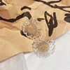 Sunflower-Pendientes coreanos de tachuela acrílico para Mujer, aretes, hipérbola, verano, 2022 ► Foto 3/5