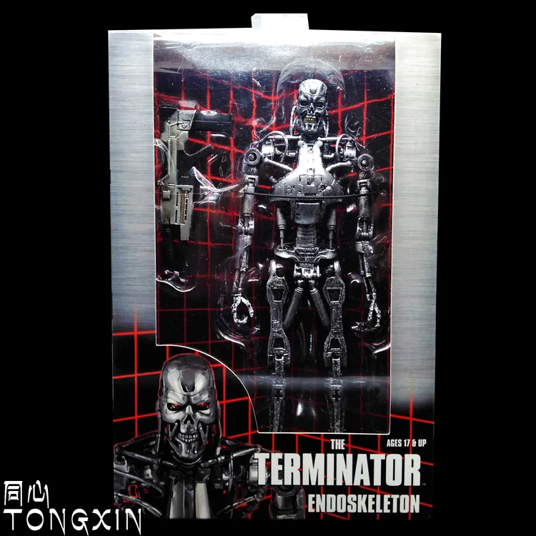 NECA Terminator 2 строительный день фотоэндоскелет ПВХ экшн фигурка робота игрушки 7