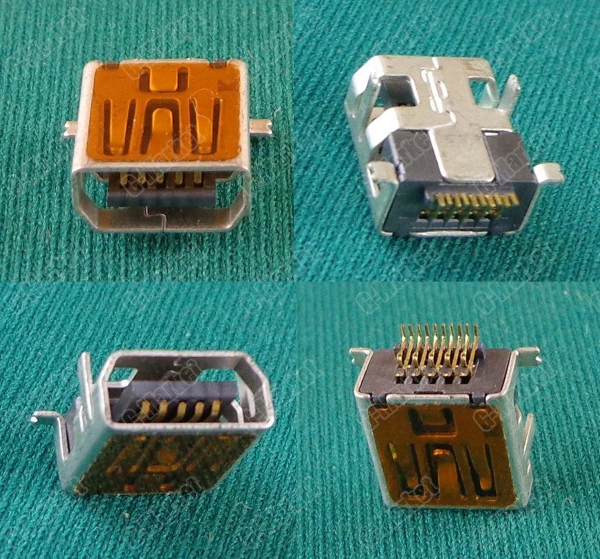 High Quality 10p 10pin Mini USB Connector, Mini usb charging port for