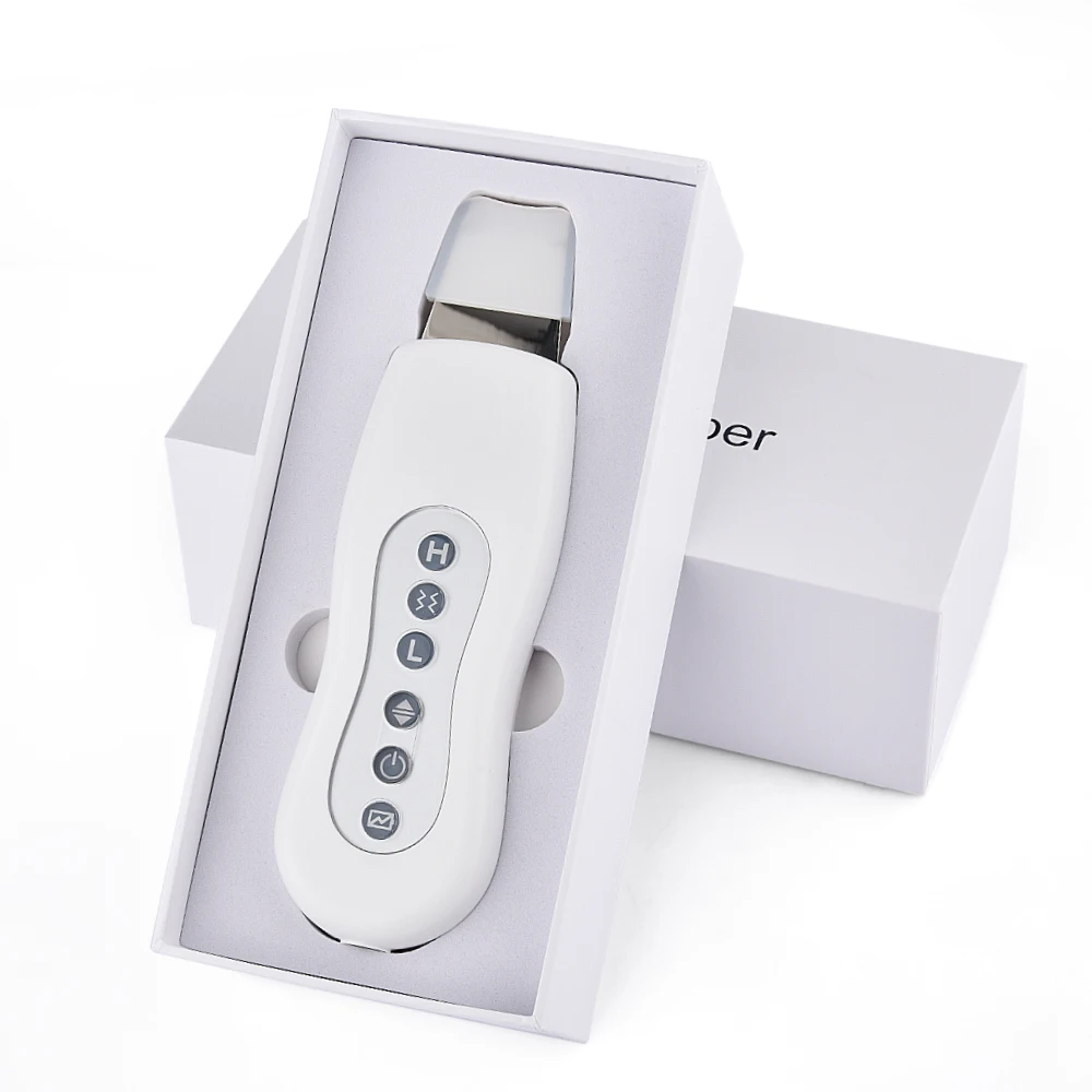 Skin Scrubber Ultrasonic Face Exfoliators Spatula Rejuvenation Skin Peeling Pores Cleanser Vibration Facial Massager Beauty Tool (11)