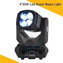 Dj сценическое освещение 4*25 Вт Светодиодный прожектор ENGIN Led движущийся головной Луч света заменить 200 Вт Шарпи луч 5R диско свет