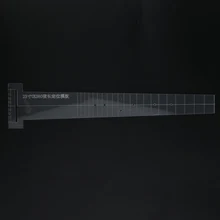 23/26 Дюймов прозрачный гитарный гриф мост шаблон плесень lutier инструмент