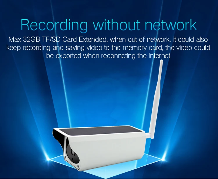 2MP IP67 водонепроницаемое солнечное зарядное устройство на открытом воздухе ИК ночного видения камеры P2P с подкладкой аудио солнечная батарея двойная мощность HD Беспроводная камера
