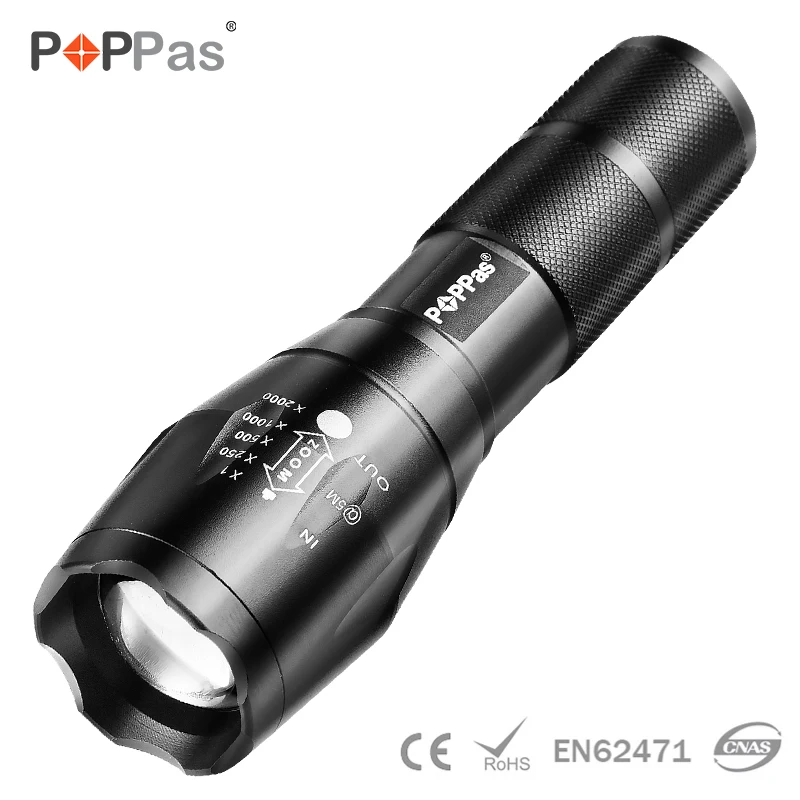 Poppas CREE XML T6 L2 чипы фонарик светодиодный Масштабируемые 1000LM Велосипеды свет для