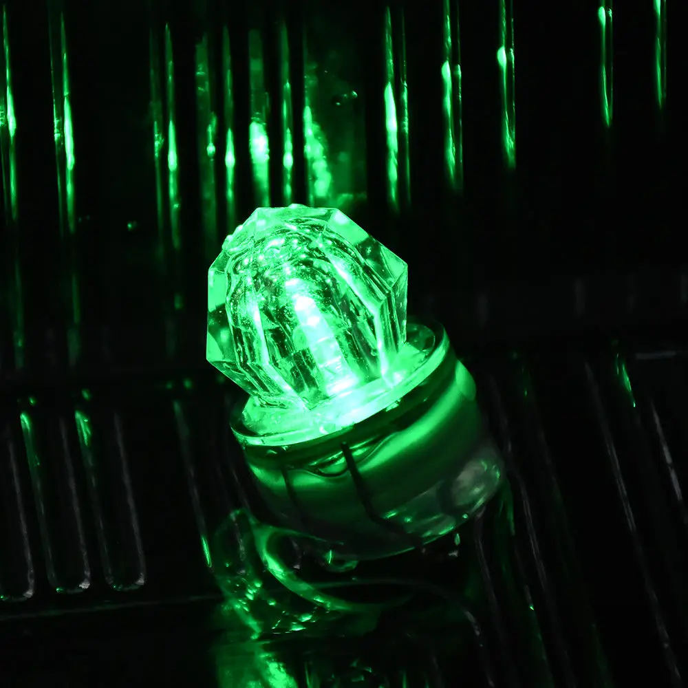mini lanterna de led para flash abs luz de pesca subaquática de diamante profundo para prova estroboscópio de isca de lâmpadas leves