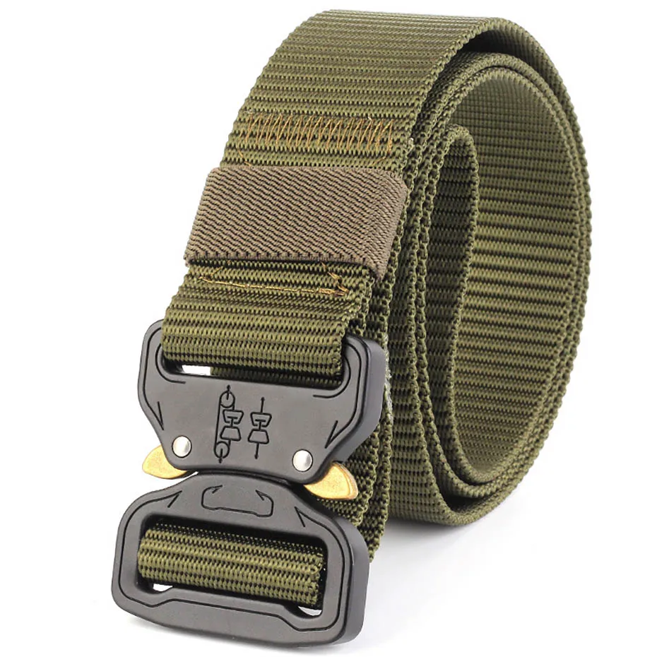 

Tactical Belts Nylon Military Waist Belt with Metal Buckle Adjustable Heavy Duty Training Waist Belt Hunting Accessories