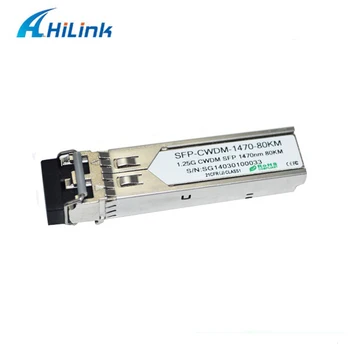 

1000Base (1.25G ) CWDM SFP 80KM 1470nm LC DDM transceiver module, <=-25dB ,with isolator