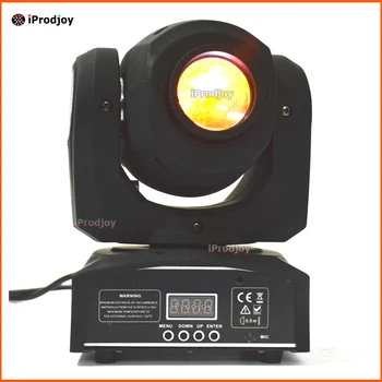 

30w Mini Moving Head Led Stage Disco Dj Dmx Spot Lamp Gobo Strobe Laser Show Party Licht Soundlights Home ColorMusic Lumiere