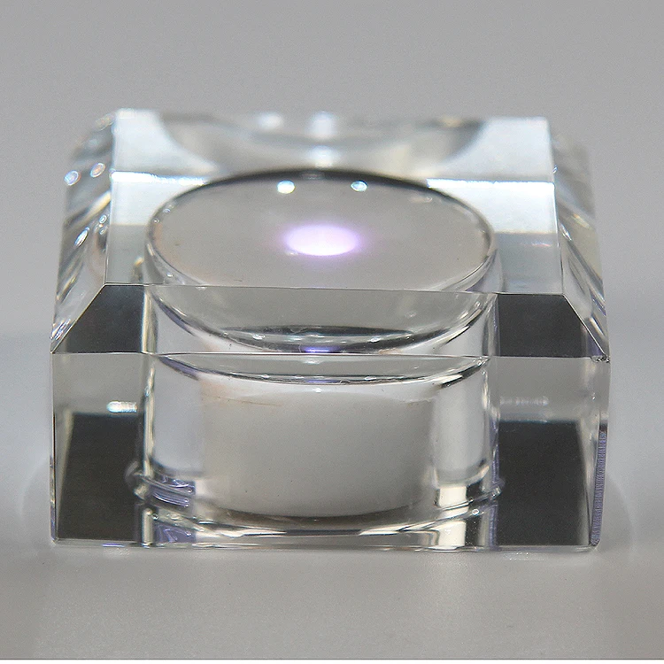 Rechargeable K9 Crystal Square LED Light Base Stand for Jewelry Watch Gifts and crystal display | Дом и сад