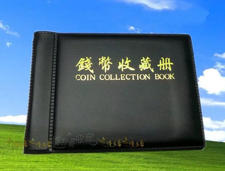 60 сеток альбом для сбора монет может положить менее 32 мм Монеты имеют противоскользящее покрытие книга для хранения монет 10 листов 60 штук/альбом для монет - Цвет: Black
