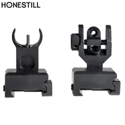 AR15 Tactical Front Rear Sight Iron Sights Set A2 Mil Spec Low Profile airsoft gun Folding Backup sight Iron Sight Picatinny AR15 Tactical Front Rear Sight Iron Sights Set A2 Mil Spec Low Profile airsoft gun Folding Backup sight Iron Sight Picatinny