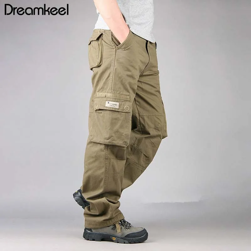 

Camouflage Tactical Military Fatigues Cargo Pants Men's Cotton Loose Military Trousers Pants Plus Size Tactical pants Y