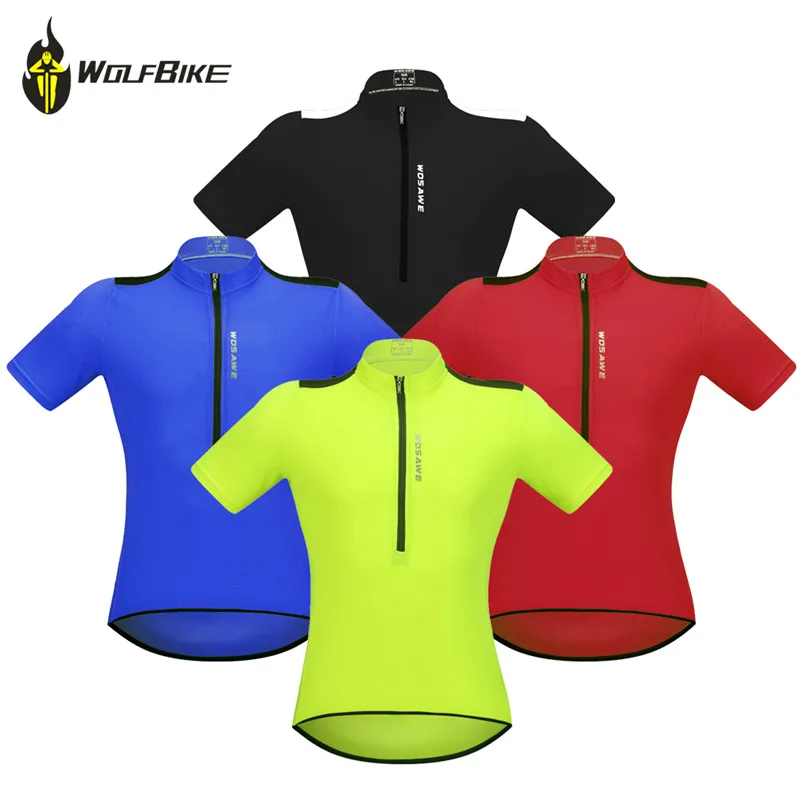 WOSAWE Short Sleeve Cycling Jersey Soft Quick-Drying MTB Bike Motocross Tops Outdoor Sports Running Maillot Breathable T-shirts WOSAWE Short Sleeve Cycling Jersey Soft Quick-Drying MTB Bike Motocross Tops Outdoor Sports Running Maillot Breathable T-shirts