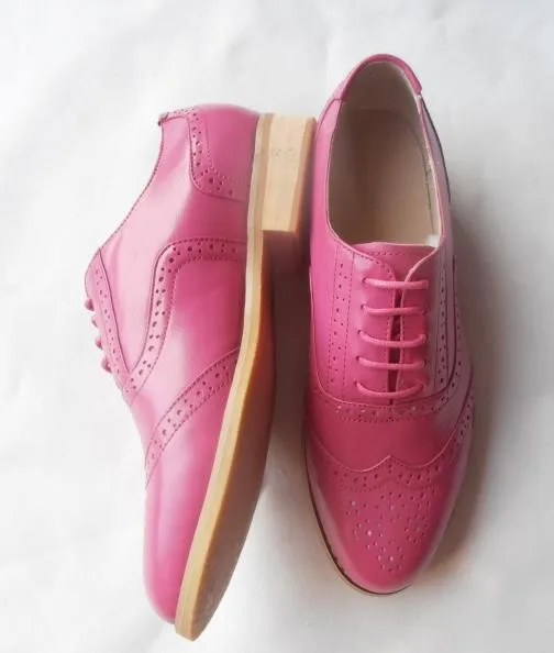 Европейская распродажа; Коллекция года; повседневные тонкие туфли из натуральной кожи на шнуровке; туфли на плоской подошве «Bullock»; обувь ручной работы на заказ; женские туфли-оксфорды
