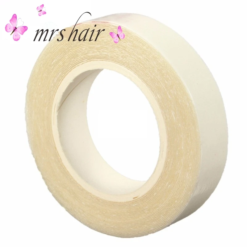 1 Roll Water Proof Double Sided PU Hair Extension Human Wig Adhesive Glue Tapes