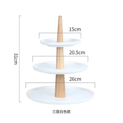 Керамический многослойный торт роторный стол DIY выпечка подставка для торта поворотный стол Вращающийся торт украшения выпечки Инструмент Кухонные Принадлежности - Цвет: white--L