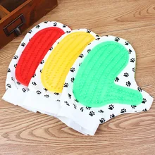 Footprint color Массажная щетка для ванны резиновые массажные перчатки для волос