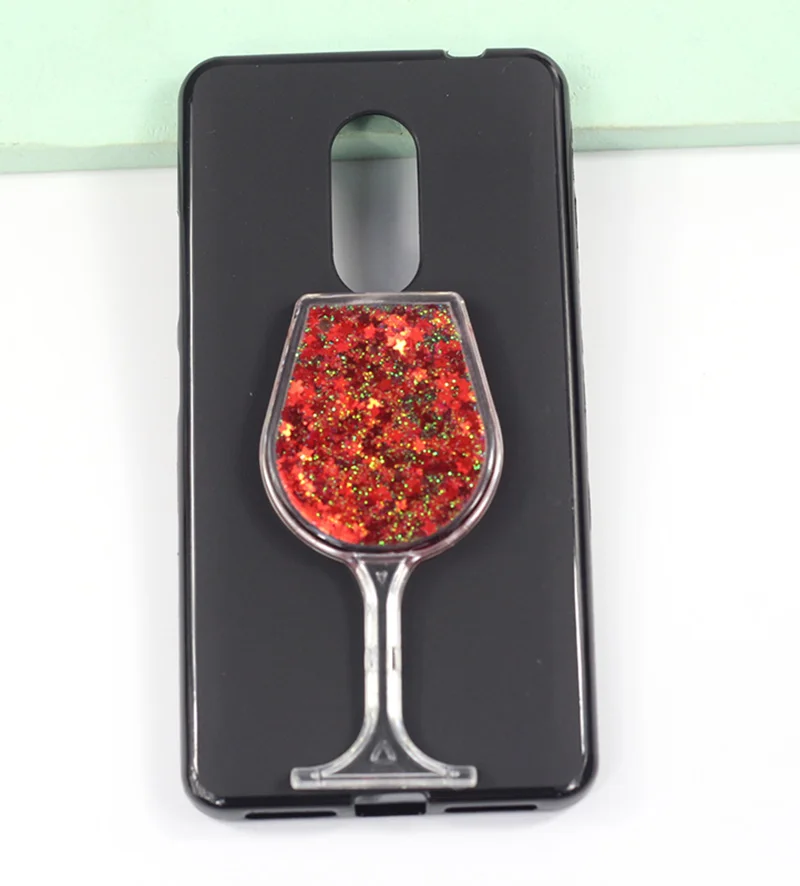 

Soft Tpu Fundas For TP-Link Neffos X1 Lite Case Glitter Star Liquid Quicksand Wine Glass Cover For TP-Link Neffos X1 Lite Capa