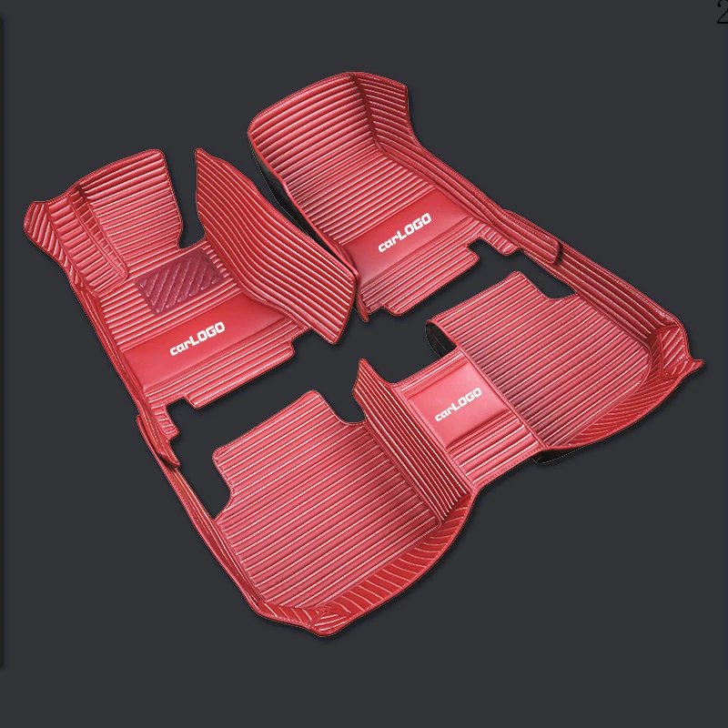 

Luxury Custom Car Floor Mat With Car LOGO for MINI COOPER COUNTRYMAN CLUBMAN CABRIO JOHN WORK Luxury Leather Mats for Cars Carpe
