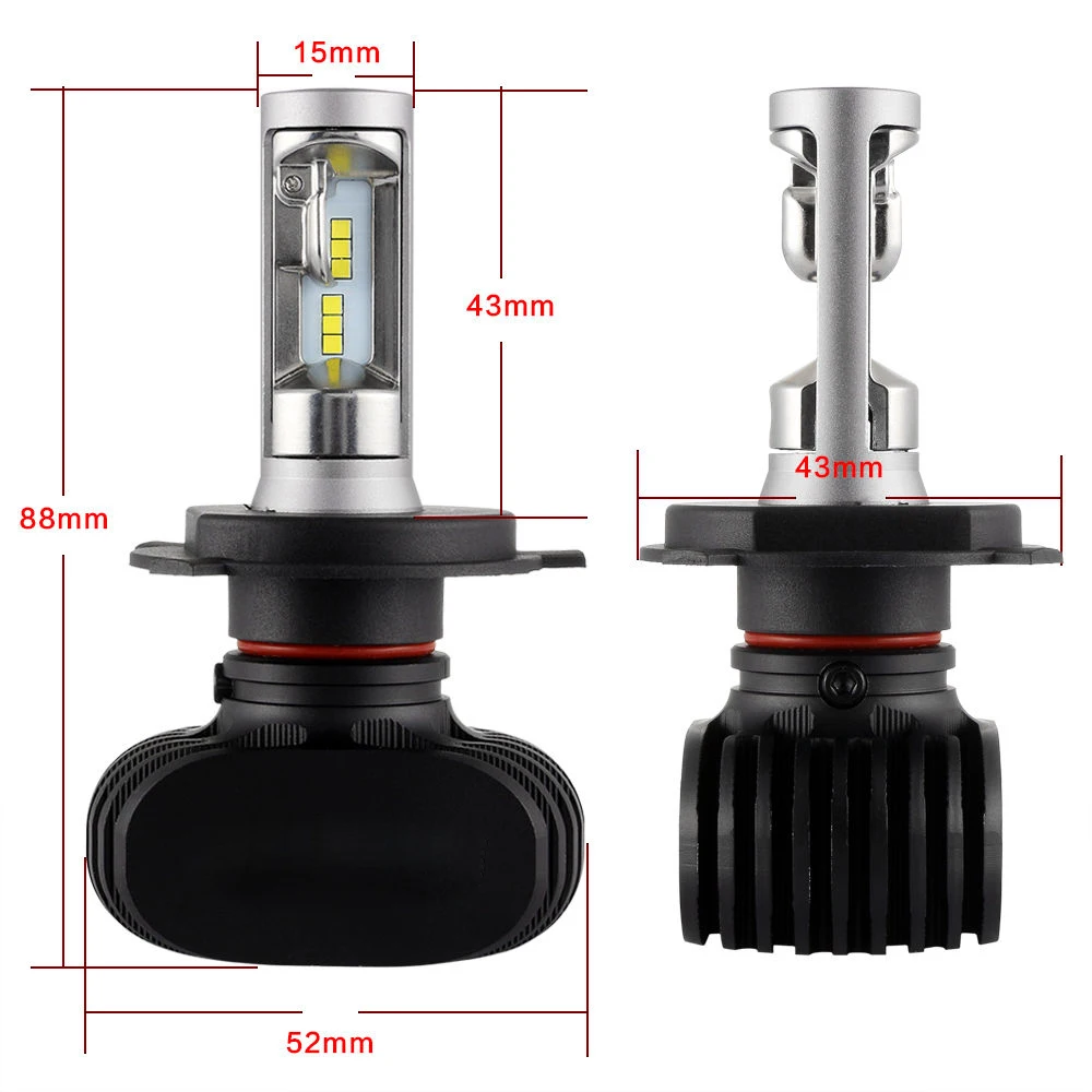 Bevinsee CSP LED Headlight Bulbs Head Light Lamp Bulbs For Bombardier Outlander 650 4x4 / XT 2006 2007 2008 ATV High & Low Beam