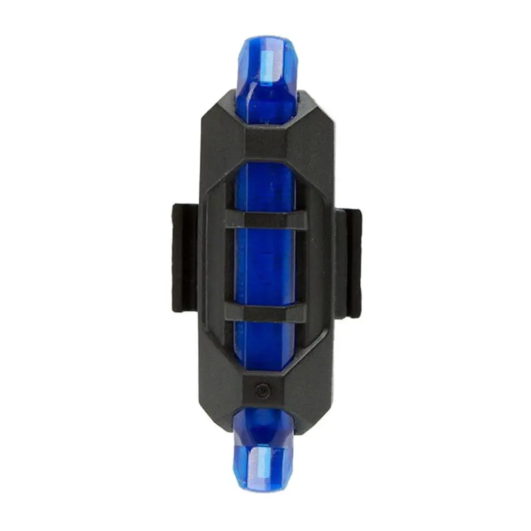Top Portable USB Rechargeable Bike Bicycle Tail Rear Warning LED Bicycle Light Waterproof Front Rear Tail USB Flash Lamp 4