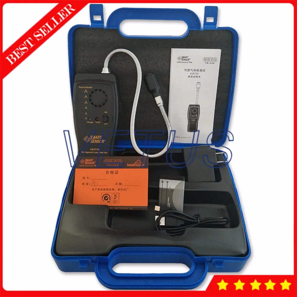 AS5750 Portable Halogen Gas detector of digital tester refrigerant gas