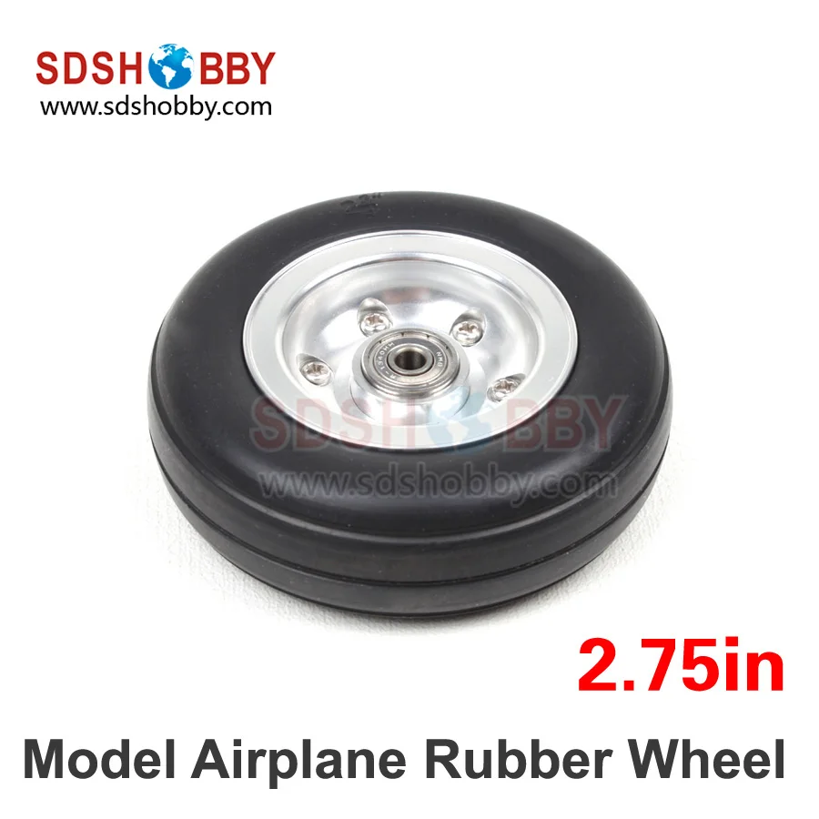 2 75in Rubber Wheel Rubber Tire for Model Aircraft