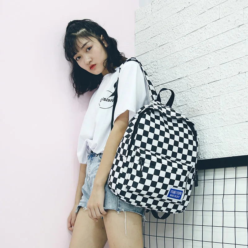 Harajuku ранец студенческий школьный рюкзак для девочек подростков 2018 современный