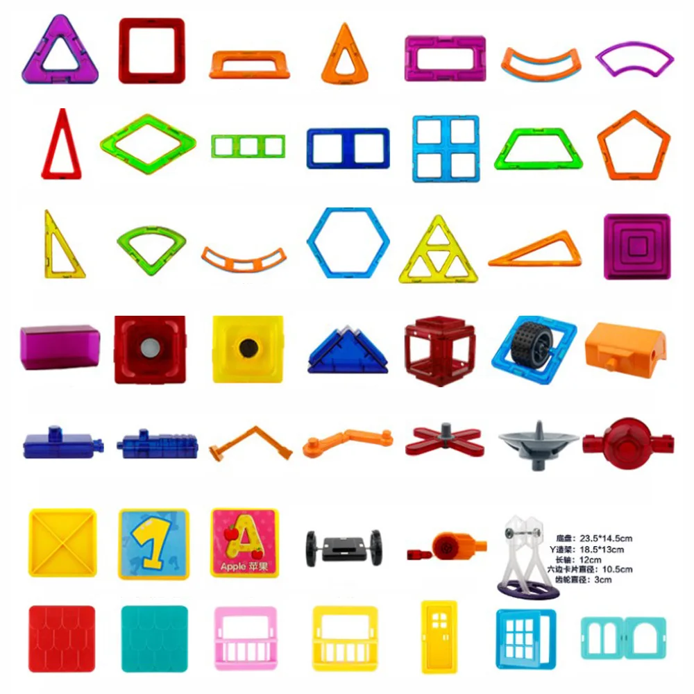 

Modeling Accessories Magnetic Designer Building Blocks Educational Toys Magnetic Blocks Creative Bricks Models Toys For Children