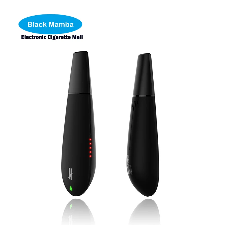 

Original blk Black Mamba Herbstick Temp-control electronic cigarette Dry Herb Vaporizer 1600mah Vape Pen black widow Nokiva