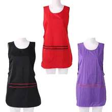 Профессиональный Салон Парикмахерская Стрижка Стайлинг накидка фартук антистатические с 2 карманами черный, фиолетовый, красный