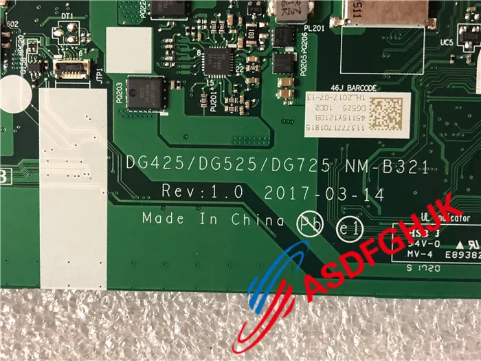 Оригинальная материнская плата для ноутбука Lenovo IdeaPad 320 DG425 DG525 DG725 NM B321 Бесплатная