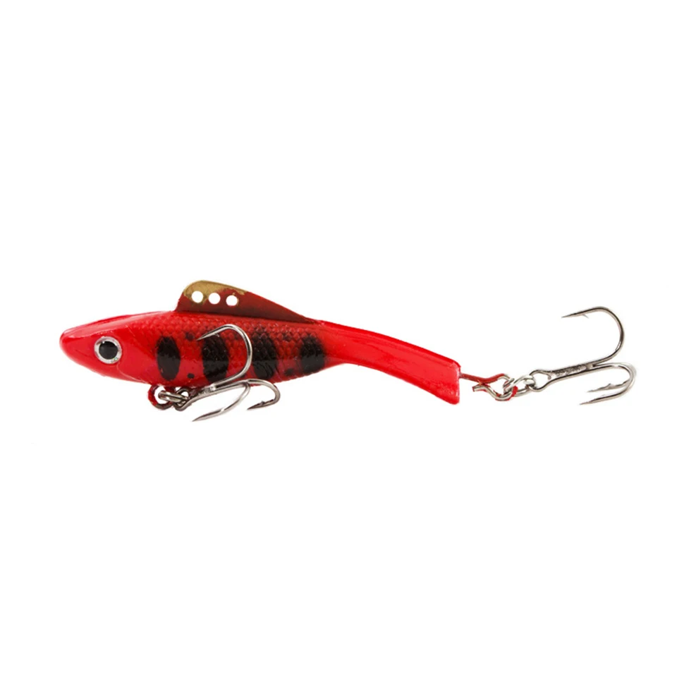 1 шт. 5 7 см 12 г с классными клепками в виде баланс Vib подледной рыбалки приманки Wobber