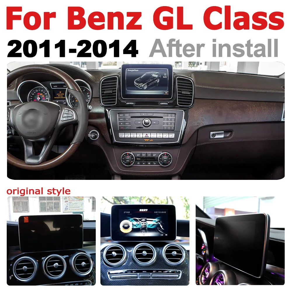 Discount Android 7.0 up Car Multimedia player For Mercedes Benz GL Class 2011~2014 NTG WiFi GPS Navi Map Stereo Bluetooth IPS Screen 2