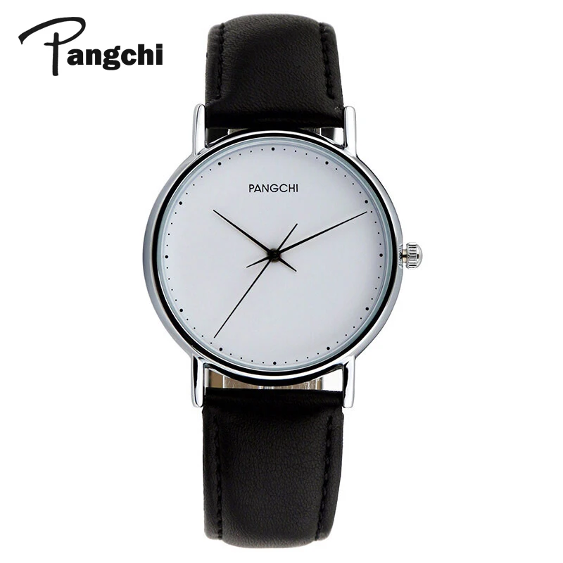 

PANGCHI Brand Simple Style Women Watches Leather Waterproof Quartz Clock Wristwatches Casual Fashion Couple Watch Montre Femme
