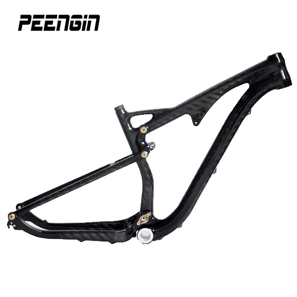 cheap carbon mountain bike frames for sale 29er full MTB suspension frameset with disc brake 